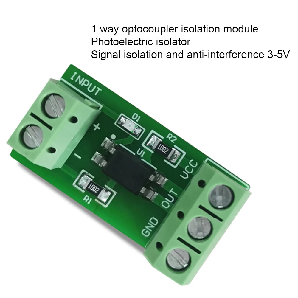 Optocoupler Isolation Module Isolated Board 817 3V-5V 12V 24V 1 Channel No Din Rail Holder PLC Processors Drive Motor Board Stepper motor driver dc motor driver motion controller board