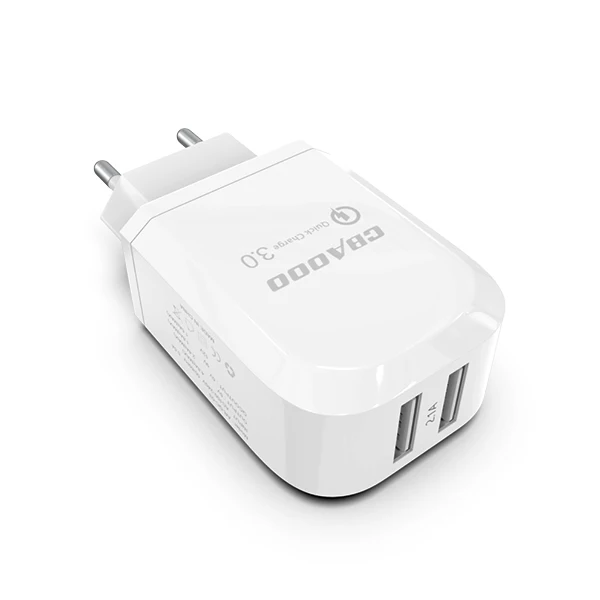 CBAOOO USB Зарядное устройство 2-Порты и разъёмы USB Wall Зарядное устройство EU Plug для сотового телефона USB устройство Зарядное устройство Snel зарядки устройство зарядное устройство для iPhone 6 samsung - Цвет: EU