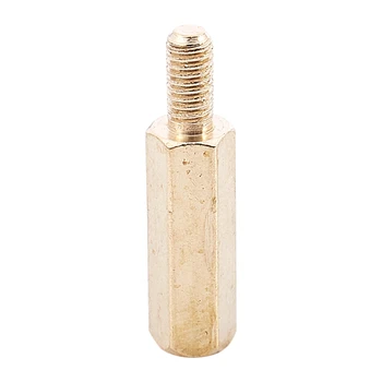 

New 50 Pcs M3 3mm Male Female Brass PCB Spacer Hex Stand-Off Pillar 20mm