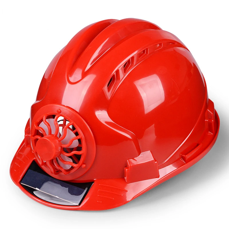 

Solar Power Fan Helmet Outdoor Working Safety Hard Hat Construction Workplace ABS material Protective Cap Powered by Solar Panel