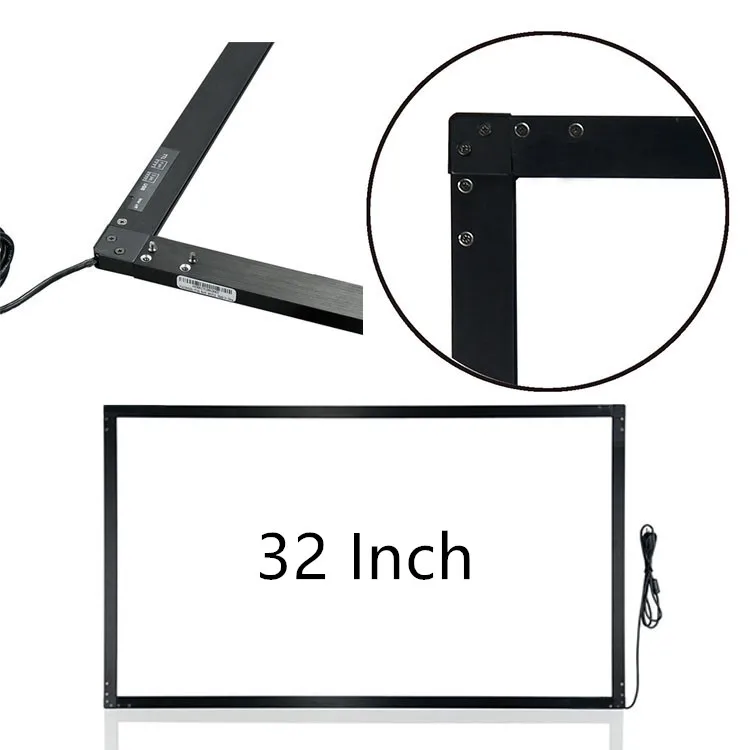 32inch ir touch frame 20 point touch support raspberry PI 3 for TV LED LCD monitor screen for koisk interactive whiteboard