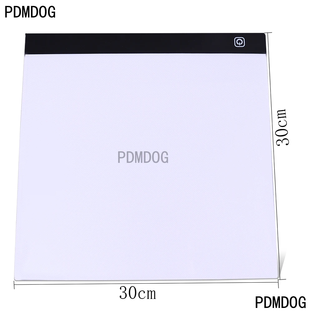 A4 30X30 Drawing Tablet Board USB Powered Dimmable LED Light Pad For  Drawing,Tracing,Diamond Painting Accessories Pen Stand Tray