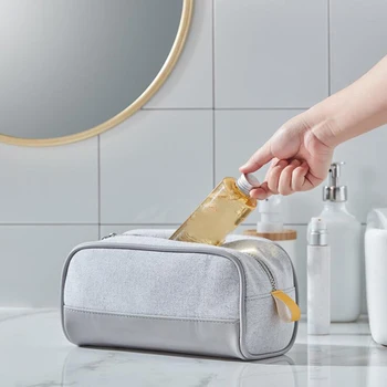 

Women Men Large Capacity Fashion Organizer Waterproof Case Travel Cosmetic Bag With Handle Portable Universal Multifunction