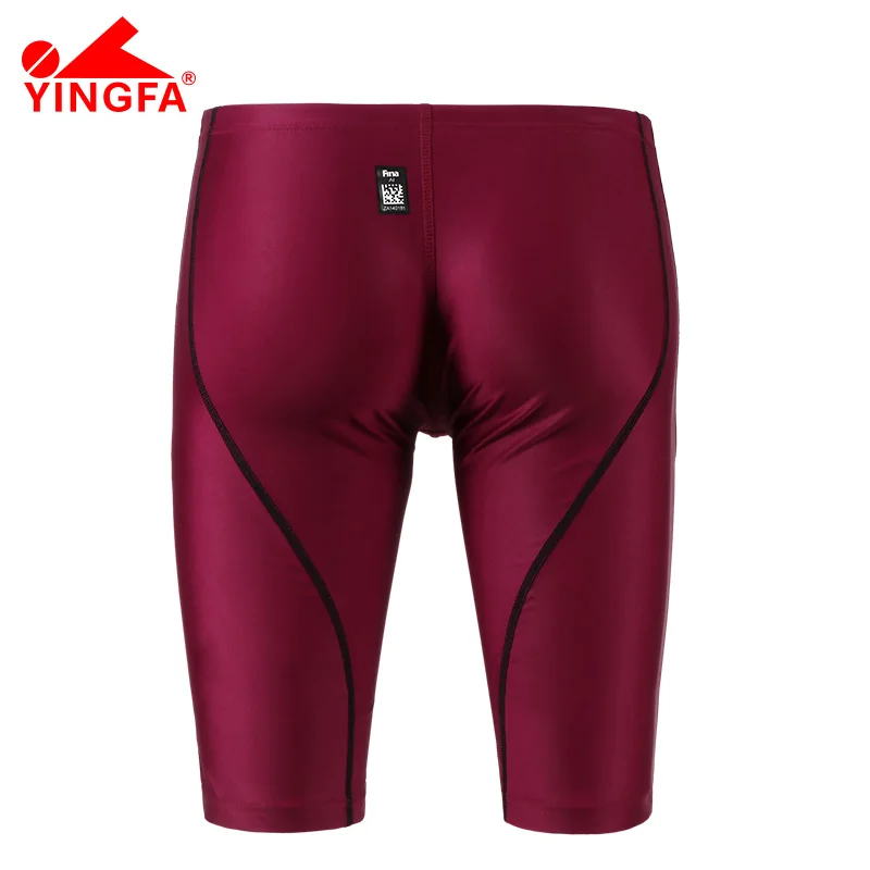 Men Swimming Trunks Yingfa Men Swimwear Fina Approved Competion Swimsuits Waterproof Chlorine Resistant Boys Swimming Pants