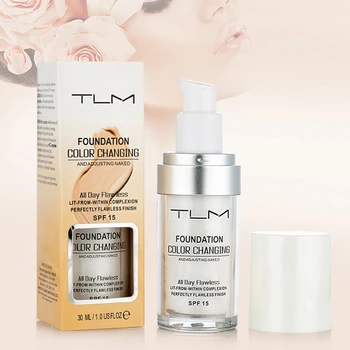 

Temperature Change Color Liquid Foundation Brighten Portable Concealer Long Lasting No Fade LDO99