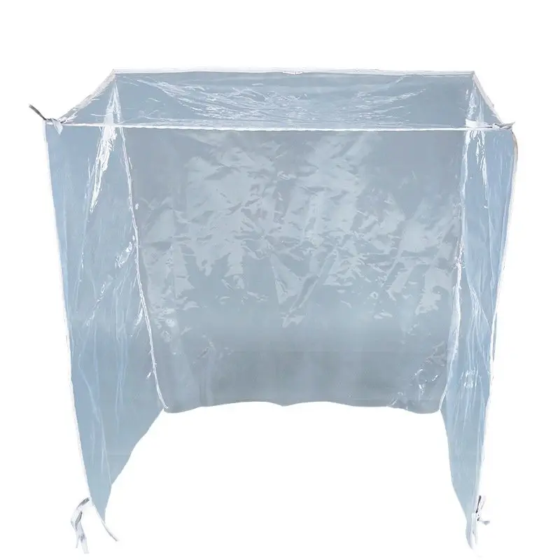 Pet enveloped rain cat hanging clothes to keep warm dog wire cover transparent cat cage villa