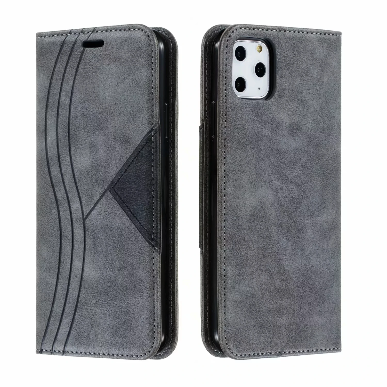 Магнитный флип-чехол Funda для iPhone 11 Pro Max XS MAX XR 8 Plus 7 Plus 6S Plus из искусственной кожи, кошелек, чехол-книжка