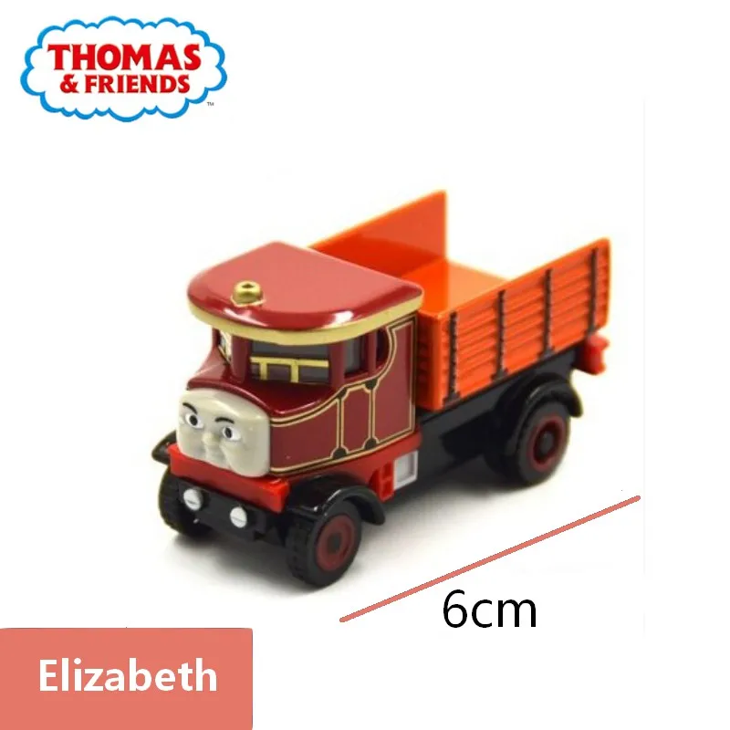 Томас и его друзья, Elizabeth Isabella, набор моделей, металлический магнитный вагон, подарок на Рождество, игрушки для детей