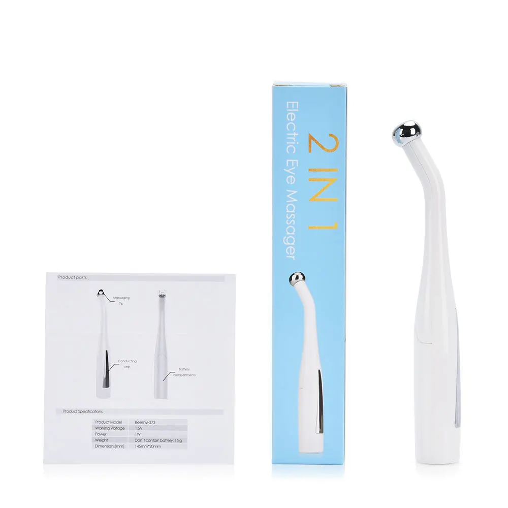 

Electric Eye Massager Anti Aging Wrinkle Eye Patch Relief Micro-current Massage Negative Ion Importing Eyes Care Device