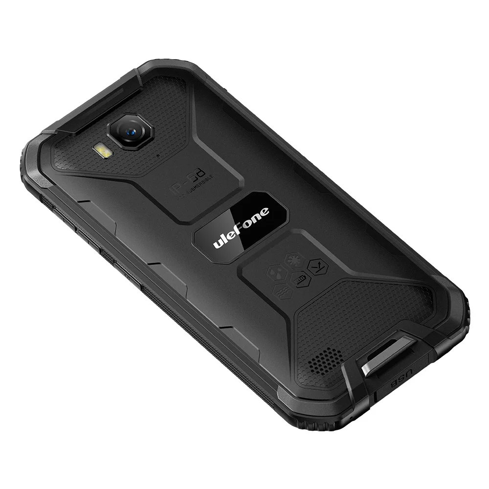 Ulefone Armor X6 прочный iP68 водонепроницаемый смартфон 2 ГБ+ 16 ГБ Android 9,0 мобильный телефон 5 дюймов две sim-карты четырехъядерный 3g LTE мобильный телефон