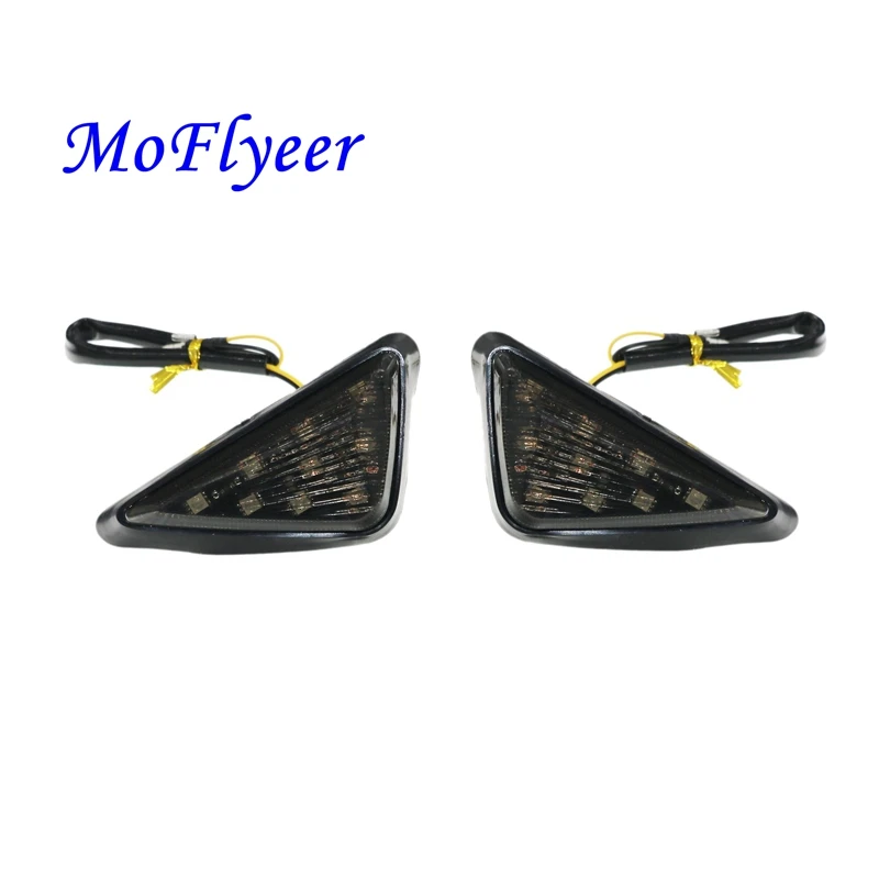 MoFlyeer светодиодный индикатор поворота для мотоцикла 12 В универсальная сигнальная