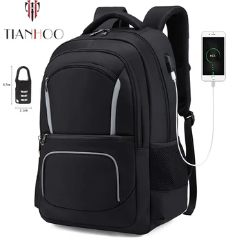 

2020 New Pattern Men USB Backpack Outdoor Multifunction Backpacks Men's Customized Large Capacity Waterproof Business Bag
