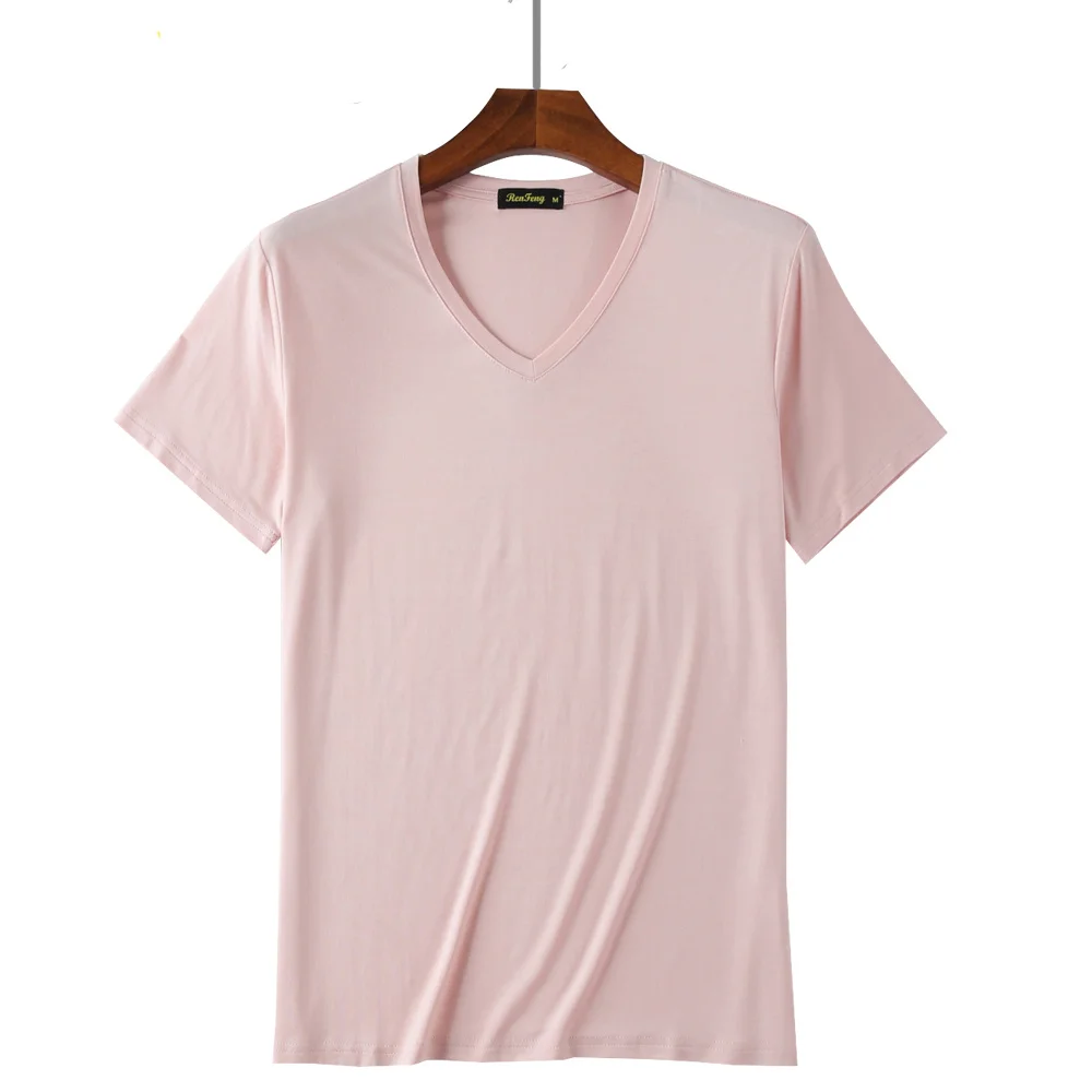Bamboo Men Tee Shirt lightweight and quick-drying, MEN'S SWEAT PROOF HYDRO-SHIELD - SLIM FIT - V-NECK T-SHIRTS MENS (2)