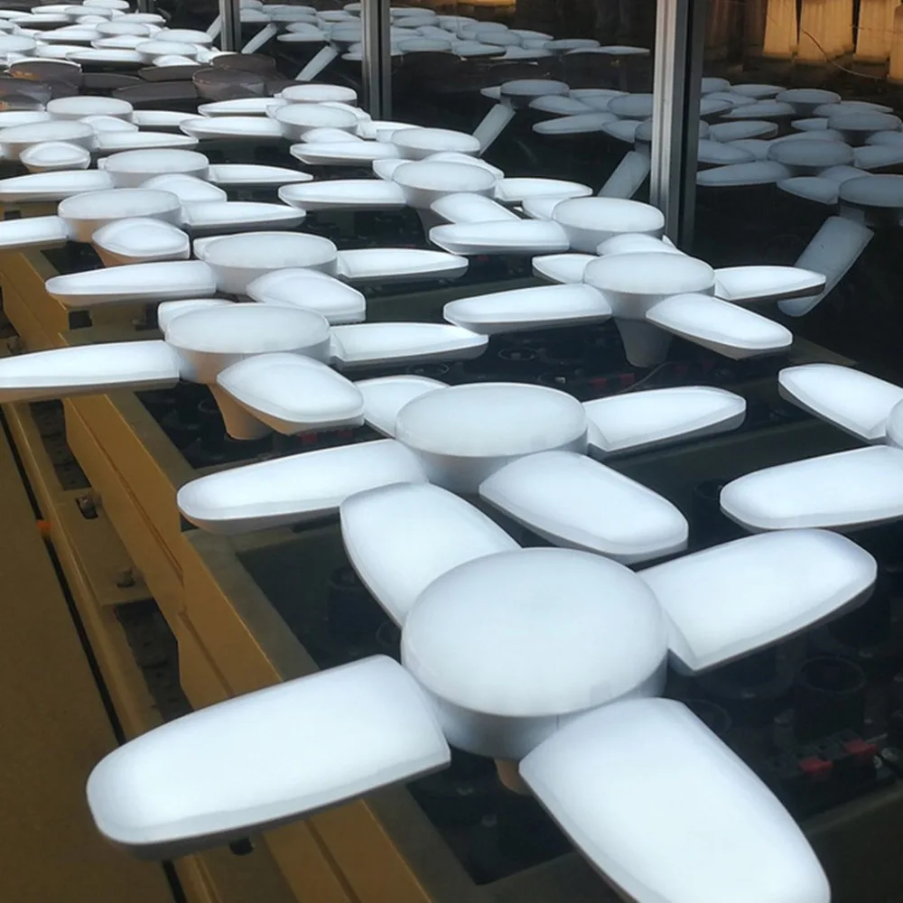 ICOCO универсальные деформируемые гаражные огни Led 60 Вт потолочный регулируемый Рабочий магазин лампа креативная Бытовая Складная Лампа