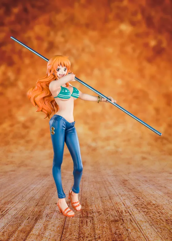 Японское аниме "ONE PIECE" Оригинальная фигурка BANDAI spirdies Figuarts ZERO-Cat Burglar Nami
