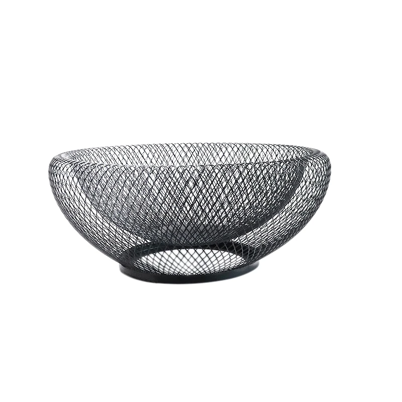 

Northern Europe Home Living Room Storage Basket Iron Fruit Snacks Candy Basket Desktop Bedroom Kitchen Decoration Storage Basket