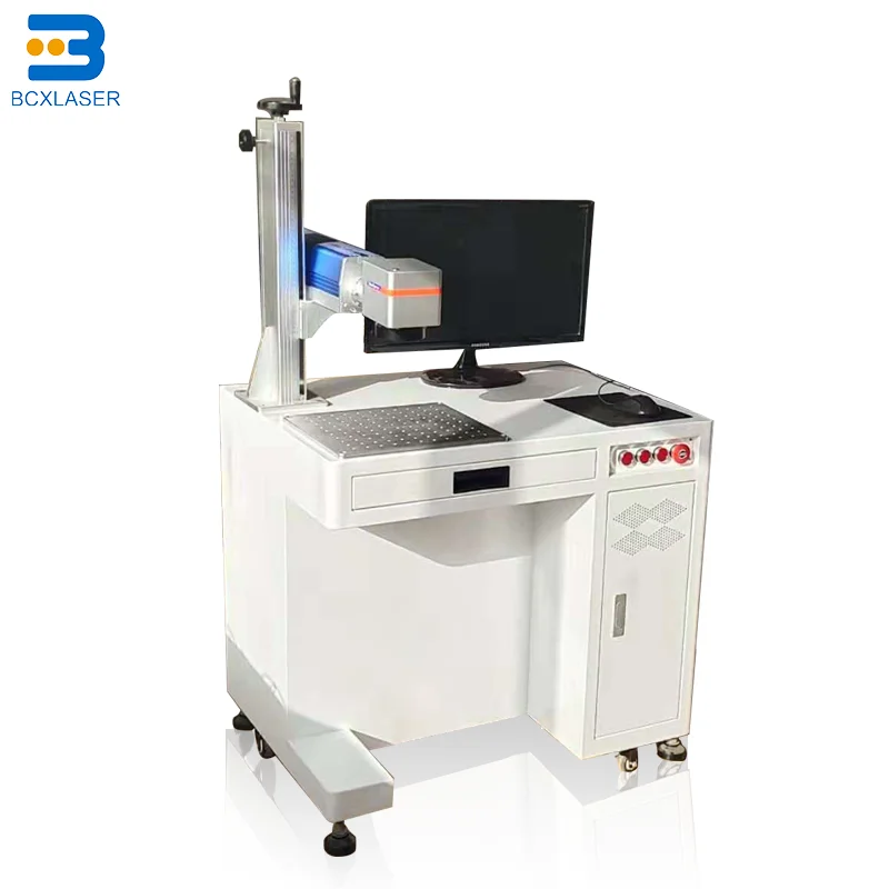 BCXlaser высокая конфигурация волоконная лазерная маркировочная машина для кодирования металла с высоким качеством