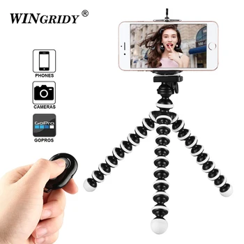 

Octopus Mini Tripod Bracket Portable Flexible Smartphone Clip Holder Camera Stent Smartphone Tripods Foldable Desktop