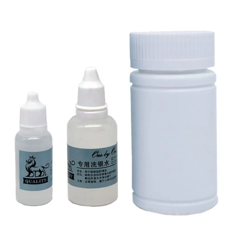 

Gentle Jewelry Cleaner Solution Gold Silver Fine & Fashion Jewelry Cleaning U4LE