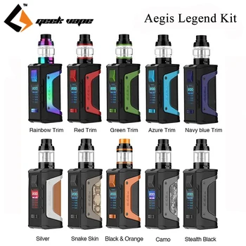

Original Geekvape Aegis Legend Kit Aegis Legend Box Mod Vape 200W With Aero Mesh Sub Ohm Tank E Cigarettes Legend Aero Mesh Kit