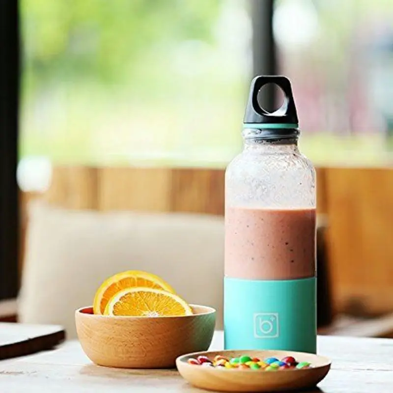 4 Blade Portable Blender Juicer Machine Mixer Electric Mini Usb Food Processor Juicer Smoothie Blender Cup Maker Juice 500ml