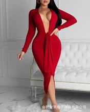 Jupe moulante rouge à bretelles pour femmes