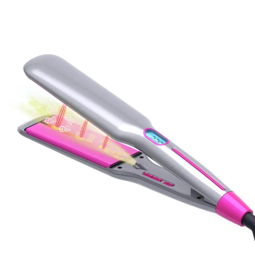  Tourmaline Ceramic Ionic Flat Iron Hair Straightener Adjustable Temperature with Digital LCD Displa