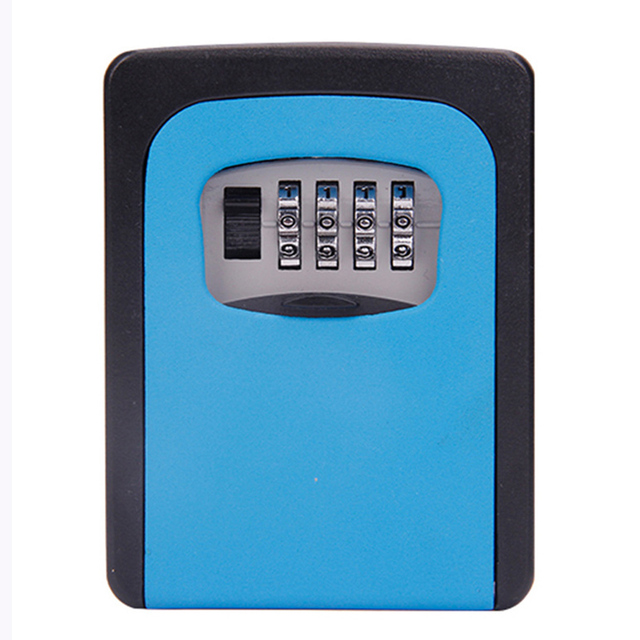 Office Wall Mount Key Storage Secret Box Organizer 4 Digit Combination Password Security Lock No Key Safe Box caja fuerte