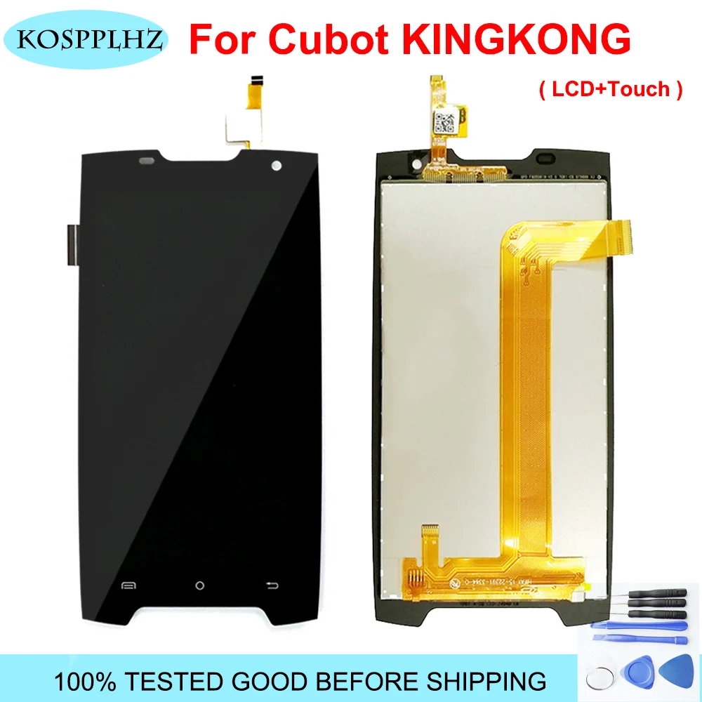 Cena Dla cubot kingkong wyświetlacz LCD i zespół ekranu dotykowego bez naprawa ramy części 5.0 Cal zamiennik dla king kong + narzędzia