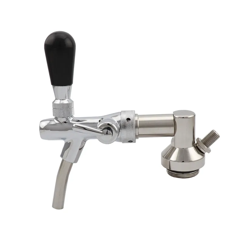 Stainless Steel Beer Growler Dispenser Tap Spear and Co2 Gas Regulator 0-30 PSI for Home brew bar Set (13)