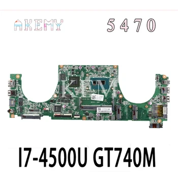 

DAJW8CMB8E1 14-5470 Laptop motherboard For DELL Vostro 5470 original mainboard I7-4500U GT740M