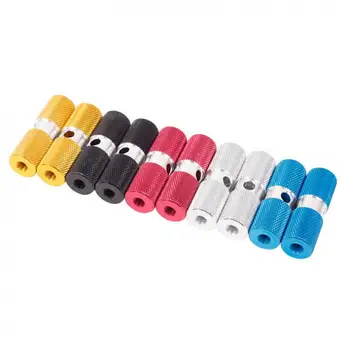 

Aluminum Nonslip MTB Bike 1Pair Bicycle Pedal Front Rear Axle Foot Pegs BMX Footrest Lever Cylinder Bike Accessories