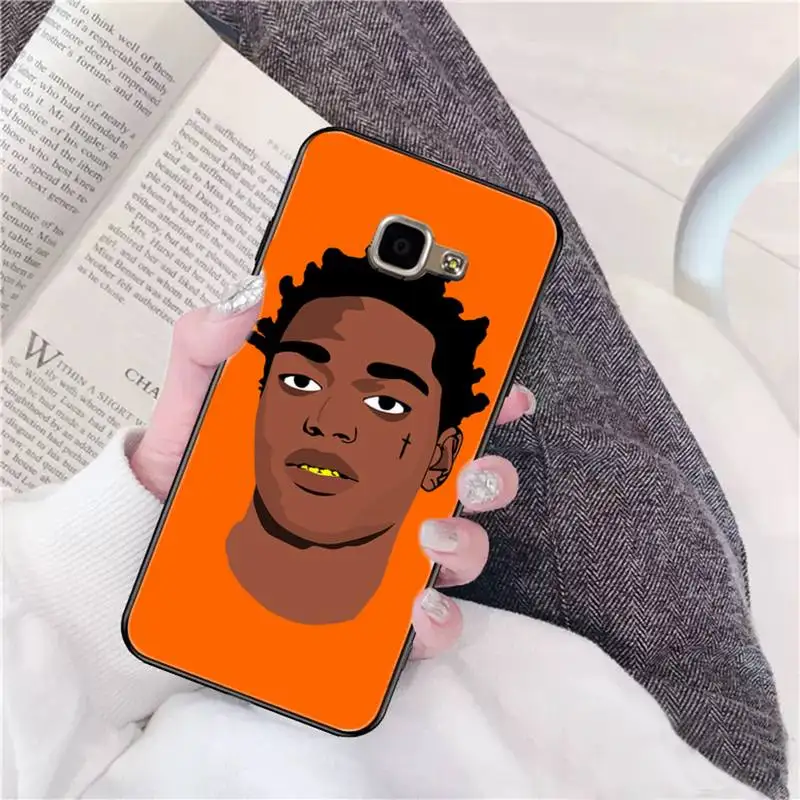 FHNBLJ Kodak Black Rapper Bling Cute Phone Case for Samsung A50 A70 A40 A6 A8 Plus A7 A20 A30 S7 S8 S9 S10 S20 Plus