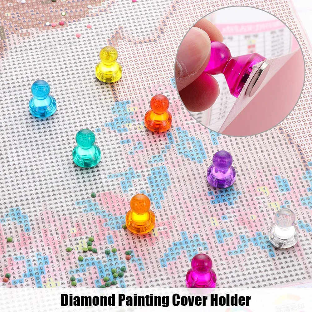 8 Pack Diamond Painting Magnet Cover Holder DIY Diamond Painting