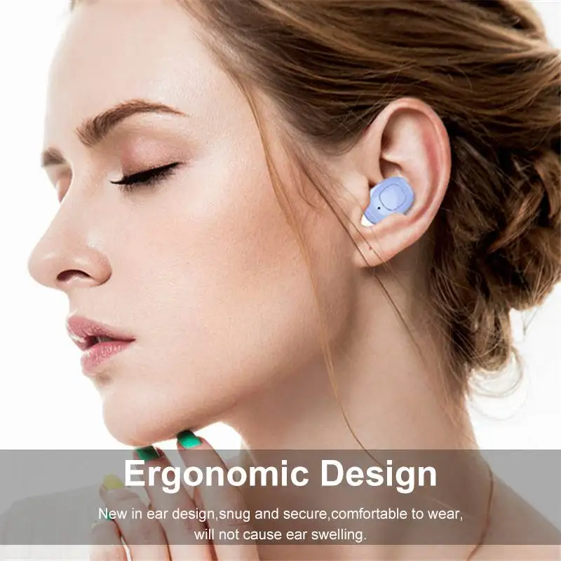 TWSWireless Bluetooth 5 0 Earphones Charging Box Wireless Headphone 6D Stereo Sports Waterproof Earbuds Headsets With Microphone