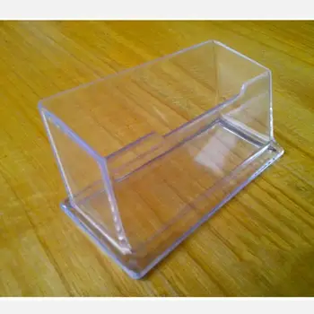 

Vividcraft Transparent Acrylic Business Card Holder Stand Desk Disp Card Plastic Photo Memo Shelf Holder Protectors Plastic V2Q4