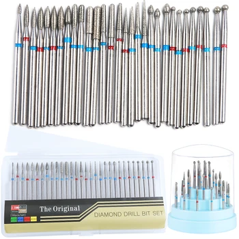 

30Pcs Diamond Nail Drill Bits Set Electric Milling Cutter for Manicure Pedicure Professional Nail Accessories and Tools LE775