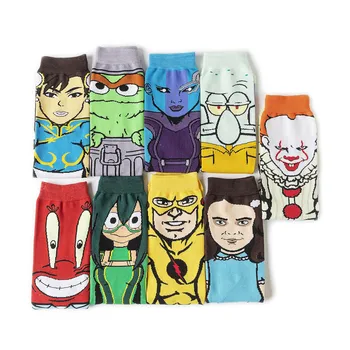

Mens Standard Sock Cartoon Crew Men Socks Unisex Casual Cotton Sox Adult Winter Anime Skarpetki Captain Eugene H Armor Abs Krabs