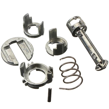 

7pcs Car Front Left Right Professional Door Lock Repair Kit Cylinder Metal Accessories Replacement Parts For BMW E46