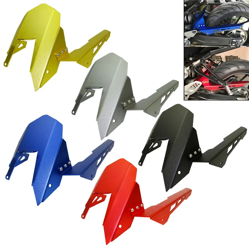 

CNC Rear Back Wheel Tire Hugger Fender Mudguard with Chain Guard Cover Protector Kit For YAMAHA FZ07 FZ-07 MT-07 2018 2019 2020