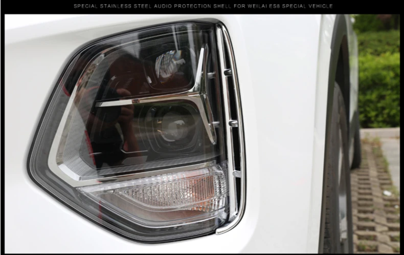 Автомобильные фары воздухозаборная рамка Крышка обод хромированный Стайлинг внешние аксессуары для hyundai Santa Fe Santafe IX45 4TH