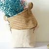 Jute woven cloth flower pot storage basket children's toys sundries storage bag laundry basket WF1107 ► Photo 2/6