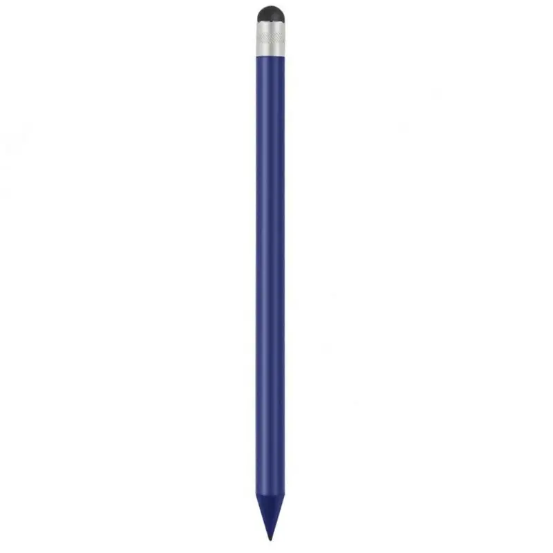 Ретро Круглый тонкий конец ручка с сенсорным экраном емкостный стилус для iPad iPhone мобильные телефоны аксессуары для планшетов - Цвета: BL
