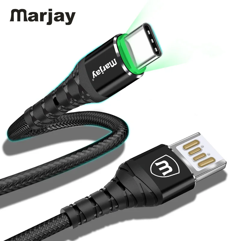 3.0A USB Type C Cable Quick Charging Cord For Samsung S8 S9 S10 plus Xiaomi mi8 mi9 Huawei p30 Pro Type-C Charge Wire | Мобильные