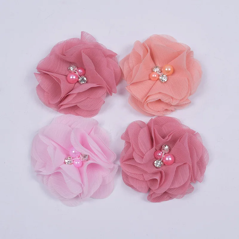

Baby Girls flower handband kids head wrap soft head Turban hair band props for birthday party performance photography