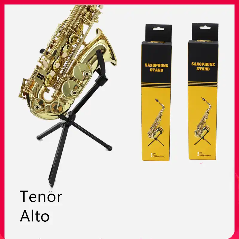 ACAMPTAR Support pliable Trepied en metal Pliable pour Tenor//Saxophone Alto