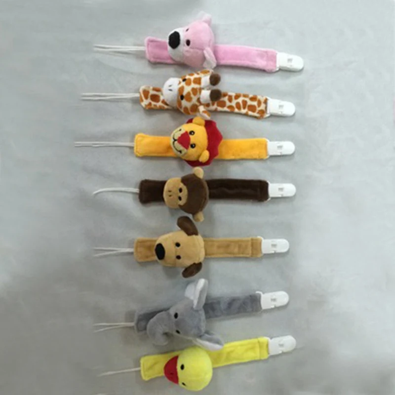 Милое плюшевое Детское Зубное кольцо держатель ниппель цепь BabyTeether цепочка игрушечная пустышка держатель цепочка пустышка зажим пустышка цепь