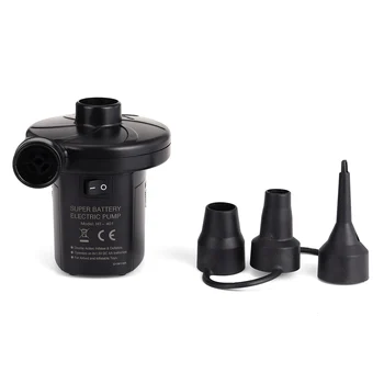 

Battery Power Portable Auto Electric Air Pump Quick-Fill Home Airpump For Inflatables Mattress/Raft/Bed/Boat/Pool Swimming Ring