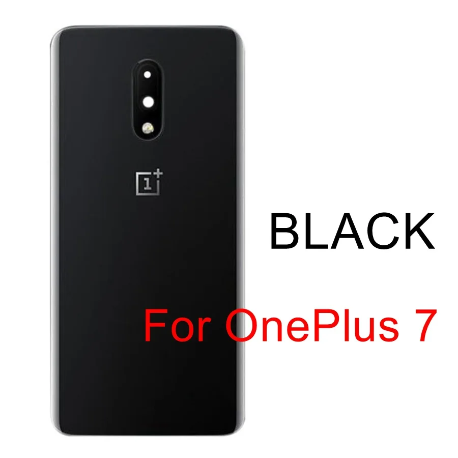 Заднее стекло Oneplus 6 6T 7 Pro крышка батареи Oneplus 6 задняя дверь Корпус чехол Oneplus 6T 7 Pro крышка батареи с объективом камеры