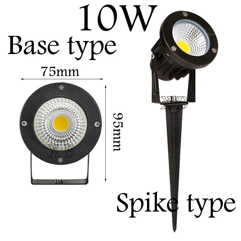 4PCS New Style COB Garden Lawn Lamp 220V 110V 12V Outdoor LED Spike Light 3W 5W 10W Path Landscape Waterproof Spot Bulbs garden lights